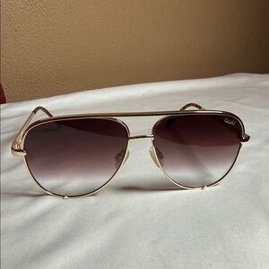 Quay Australia Highkey Mini Brown Gradient Sunglasses